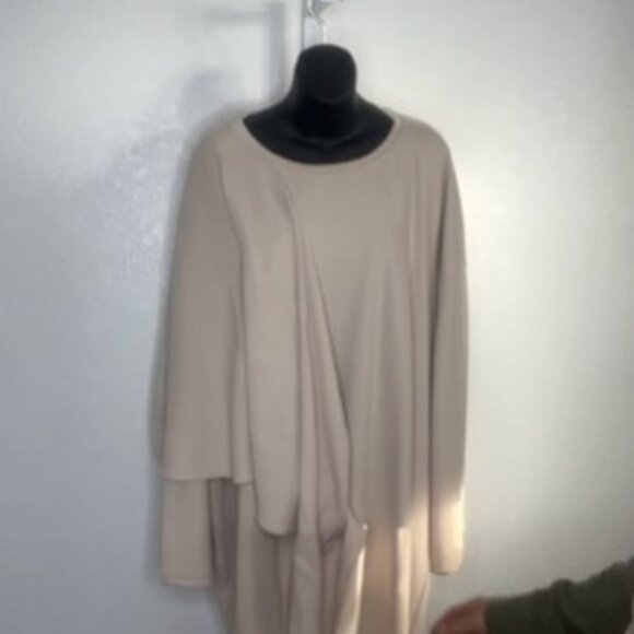 NAP Loungewear Draped Shawl Knit Tunic S #QuietLuxury #OldMoney #comfort#cozyNWT - Picture 9 of 16